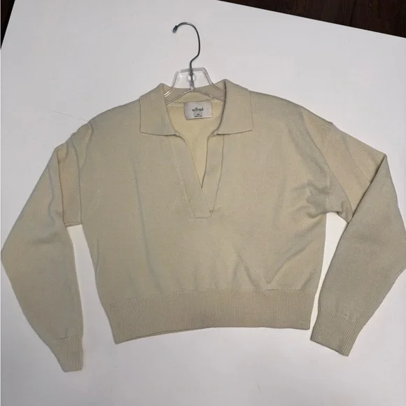 Aritzia Wilfred Clara Merino Wool Waist Sweater - Picture 3 of 10